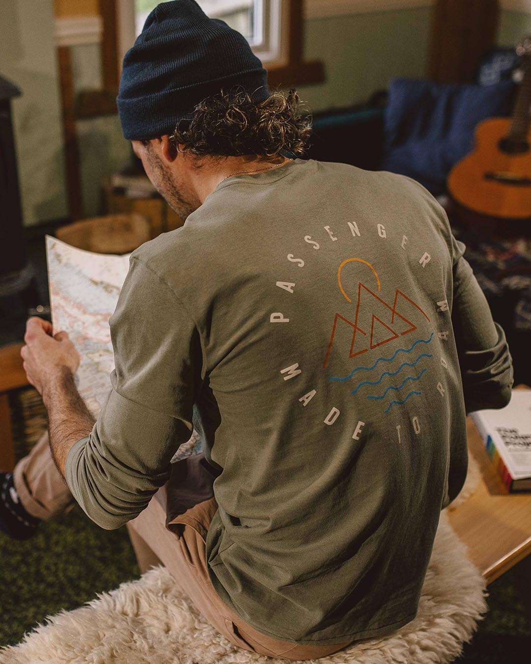 Escapism LS T-Shirt - Dusty Olive